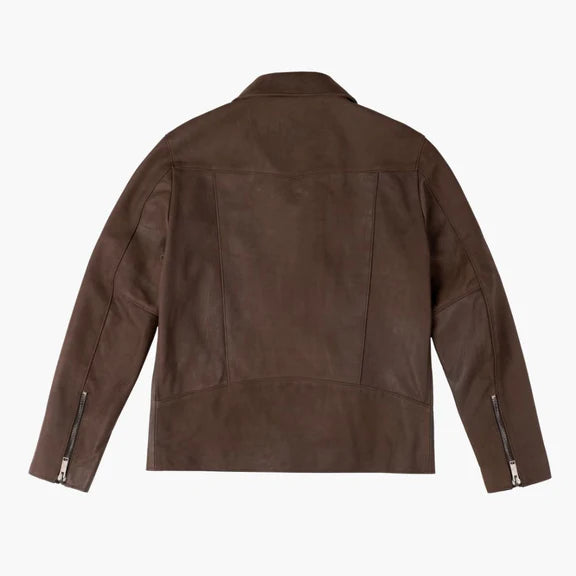 Pure sheep skin leather jacket