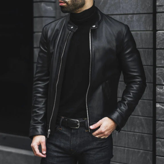 Biker Leather jacket for men