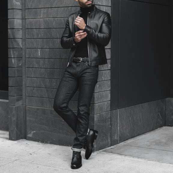 Biker Leather jacket for men