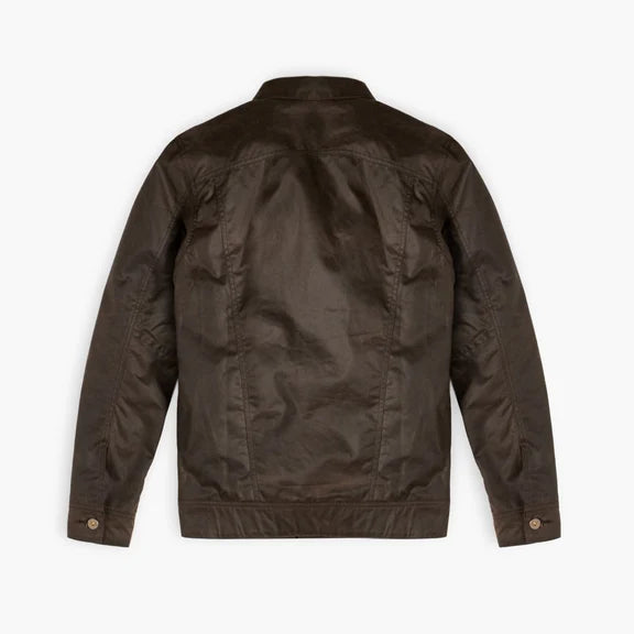 Stylish warm leather jacket for men