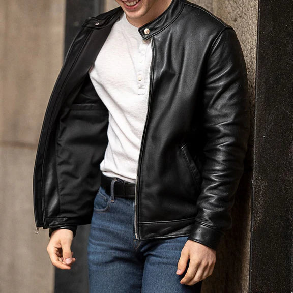 Biker Leather jacket for men