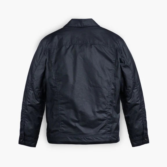 Stylish warm leather jacket for men