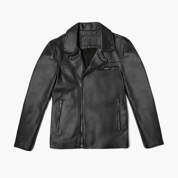 Pure sheep skin leather jacket