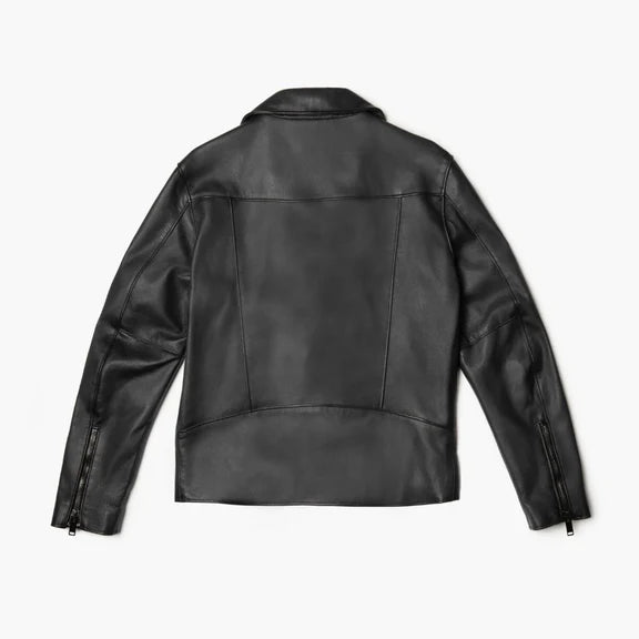 Pure sheep skin leather jacket
