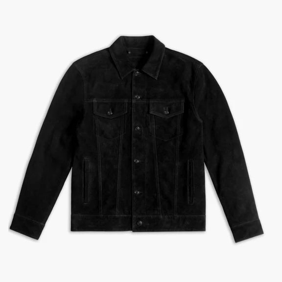 Warm leather jacket for men stylish biker leather coat