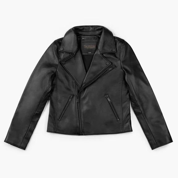 Classic Motorcycle Pure Leather Jacket for women