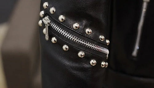 Stylish leather jacket
