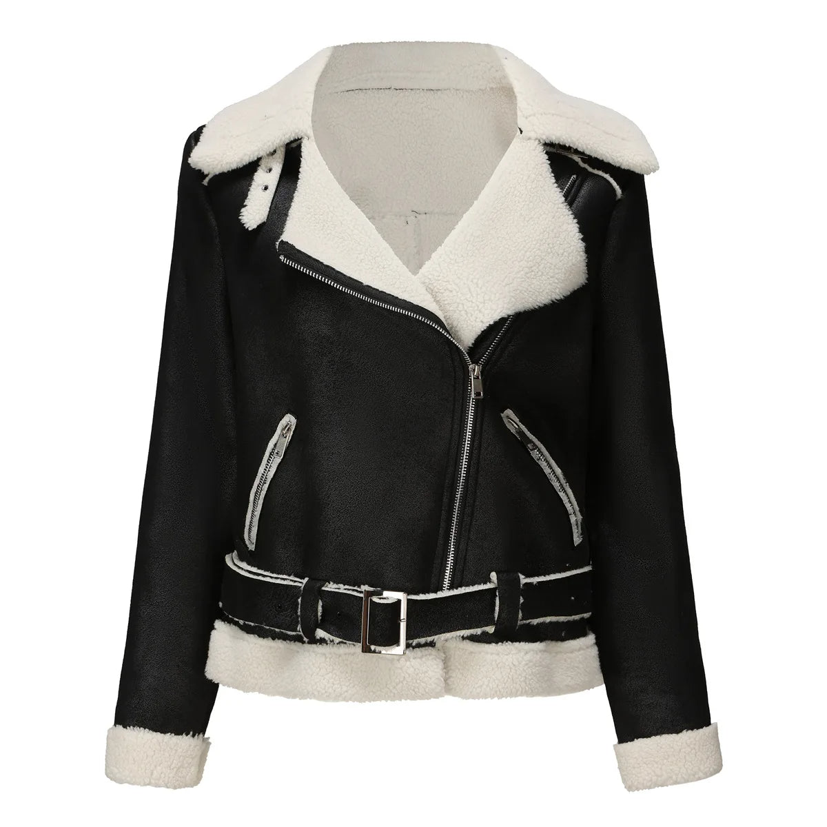 fur Leather Jacket