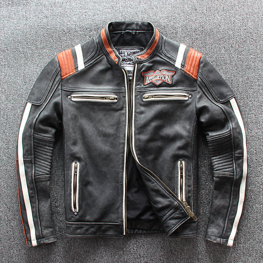 Men's Motorcycle Jacket Leather Jacket
