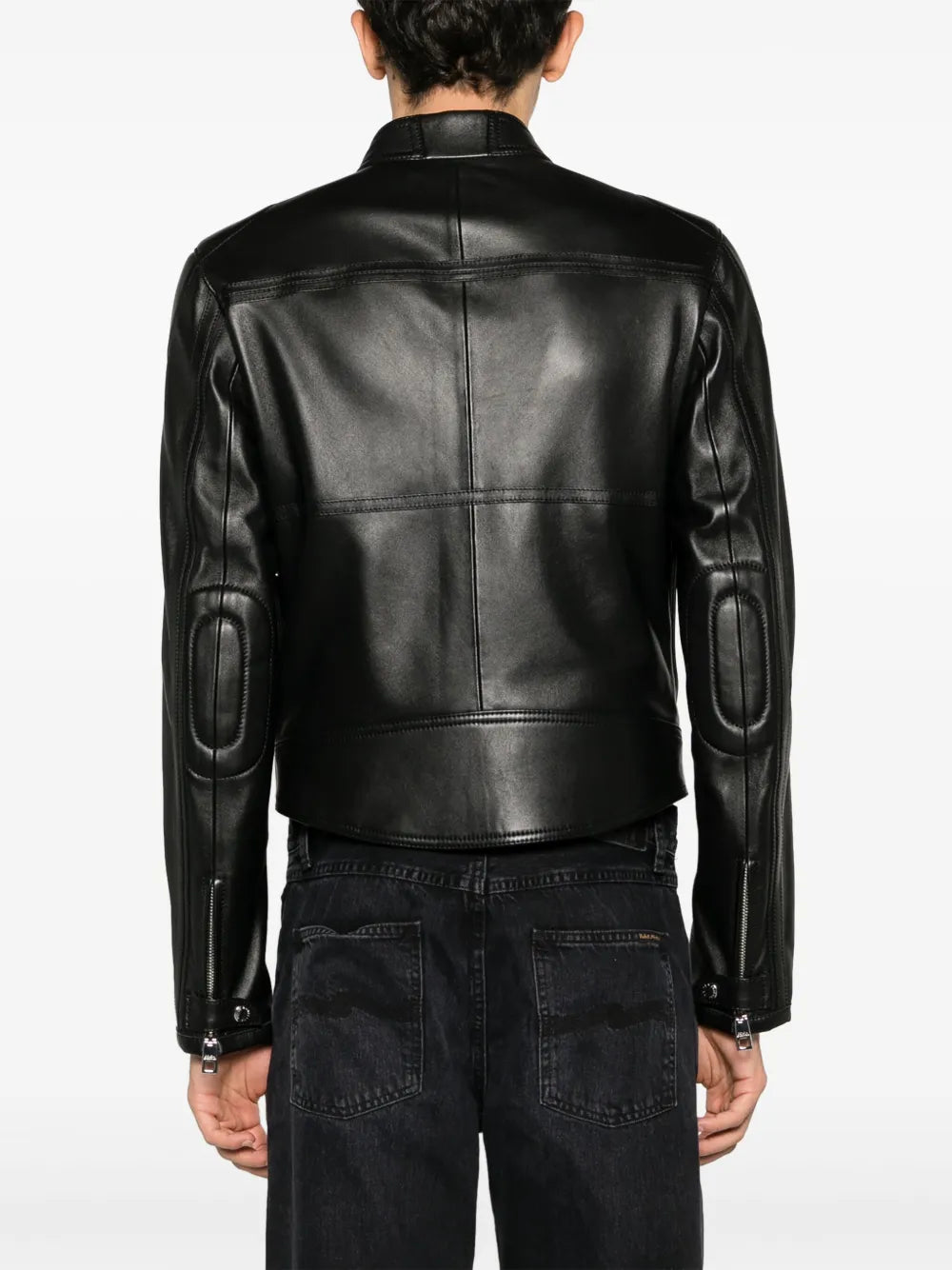 Black Genuine Leather Motorcycle Jacket