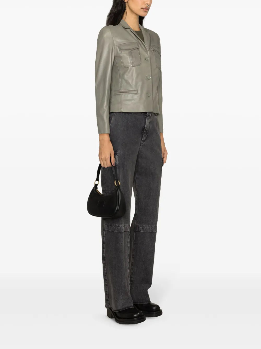 Women’s Stylish Leather Jacket – Timeless Classic for Casual Outfits