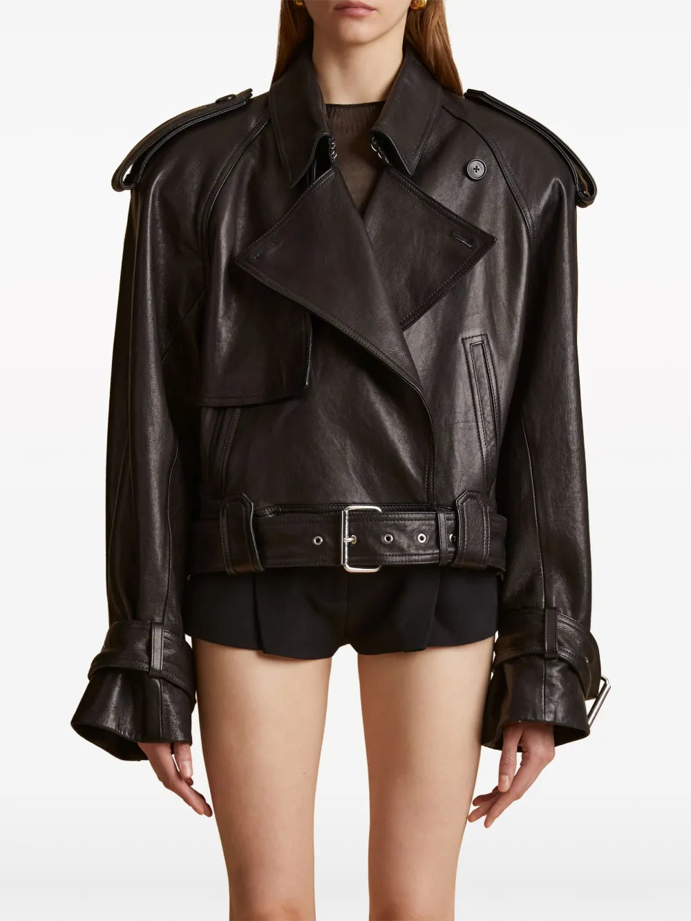 Women’s Stylish Hammond-Inspired Leather Jacket – Chic & Timeless Look