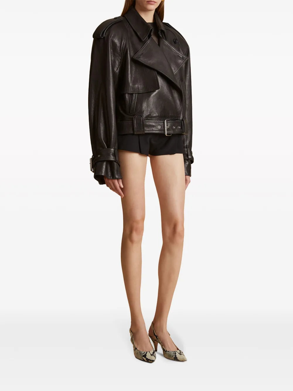 Women’s Stylish Hammond-Inspired Leather Jacket – Chic & Timeless Look