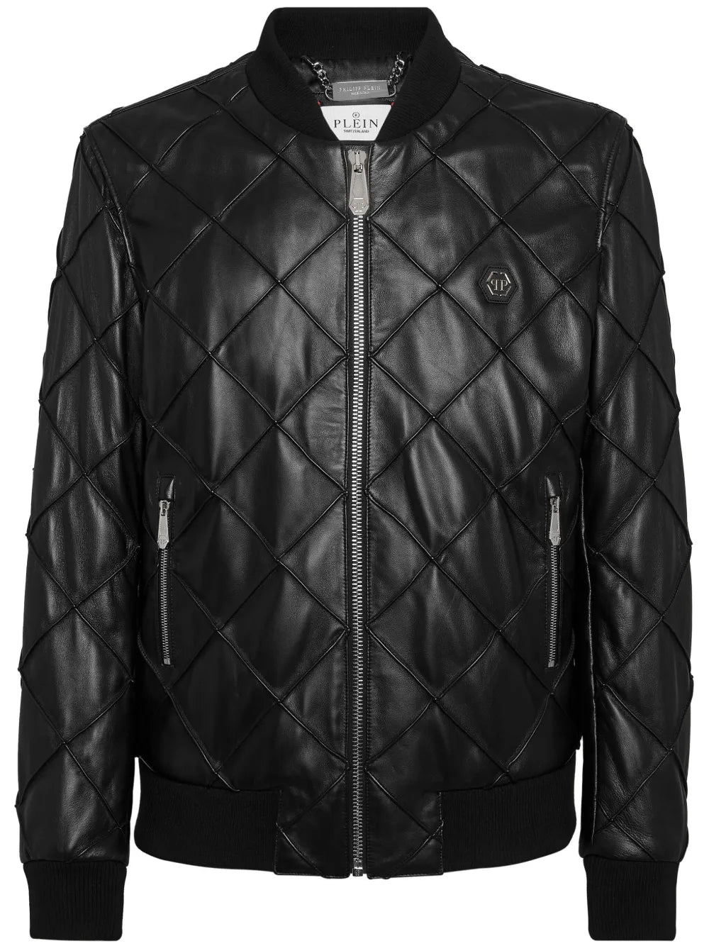 Slim Fit Bomber Jacket in Real Leather Everyday Luxury