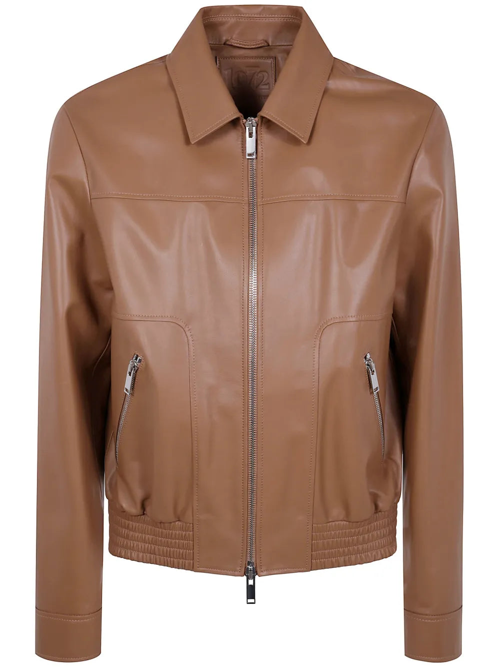 Stylish Zip-Up Leather Jacket for Winter Fashion
