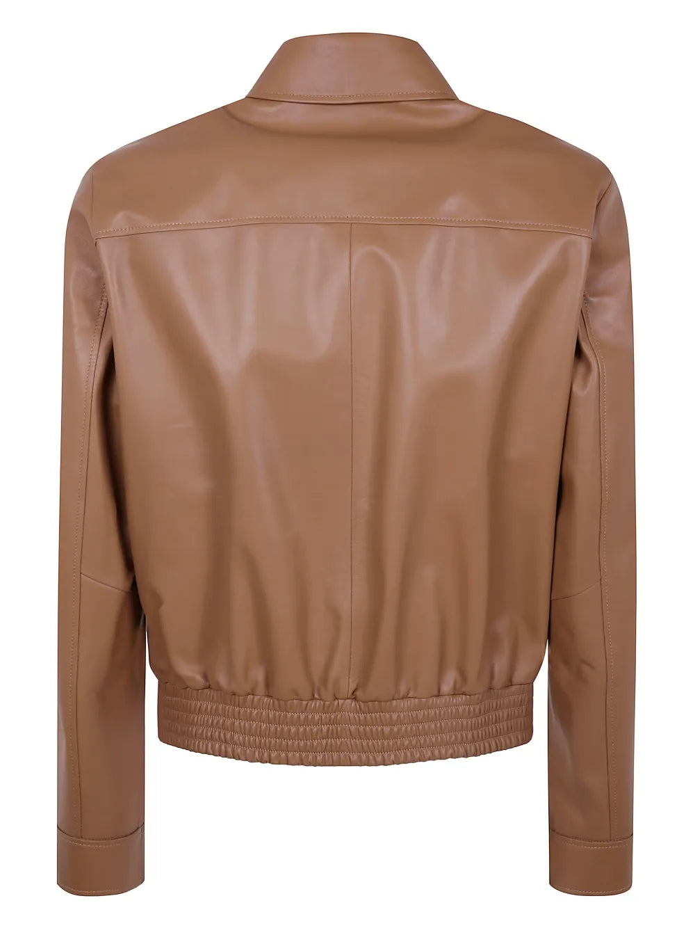 Stylish Zip-Up Leather Jacket for Winter Fashion