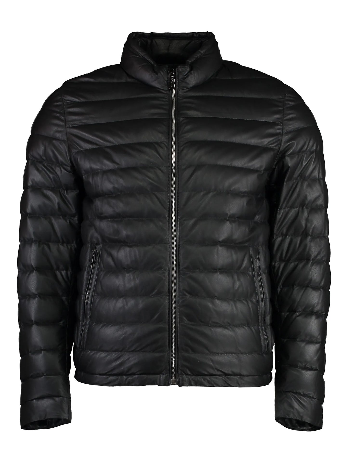 Luxury Black Sheepskin Leather Jacket – Classic & Timeless