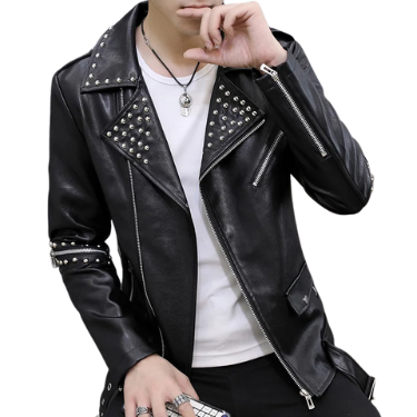 Stylish leather jacket