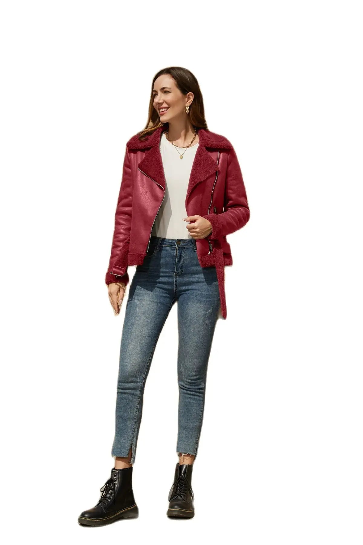 fur Leather Jacket