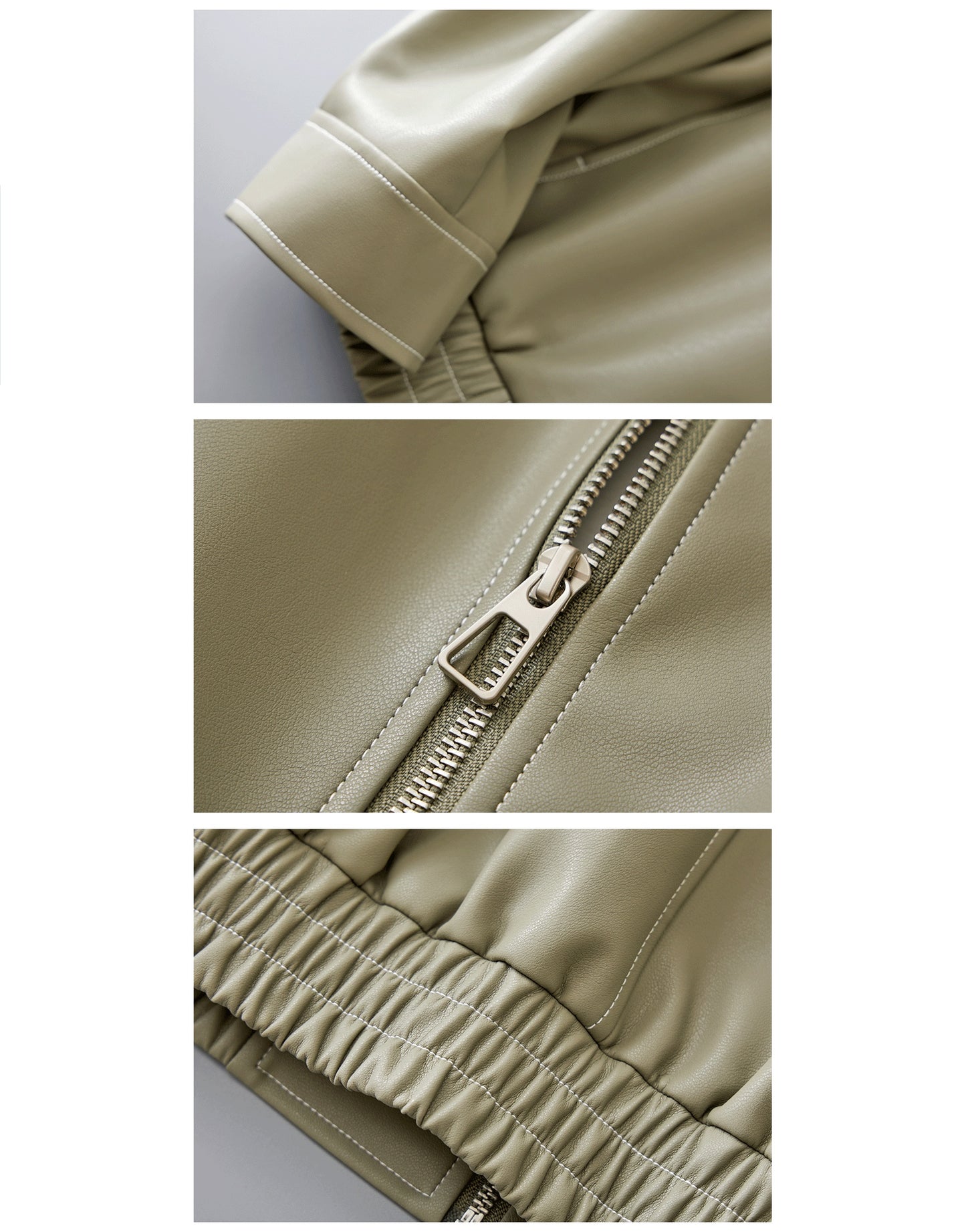 Casual Men's Coat Leather Jacket
