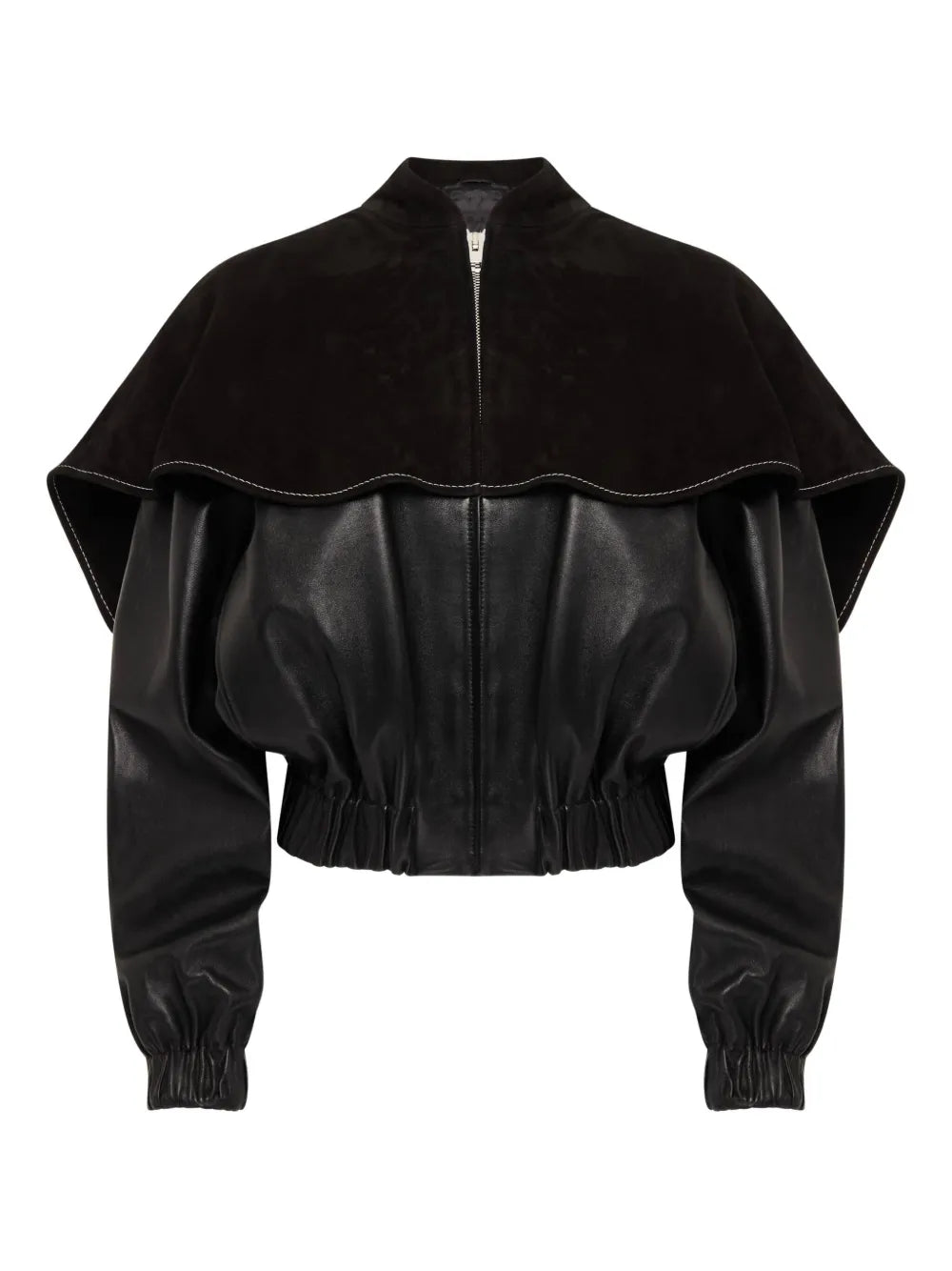 Premium Real Leather Jacket for Women – Elegant Collar Style