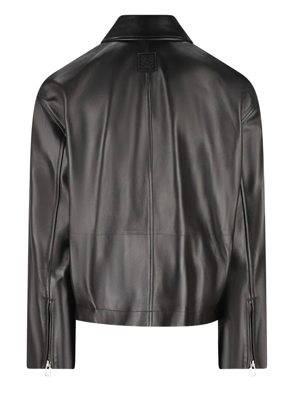 Men’s Classic Belted Genuine Leather Jacket