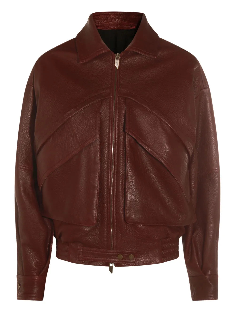 Luxury Lambskin Zip-Up Leather Jacket for Women