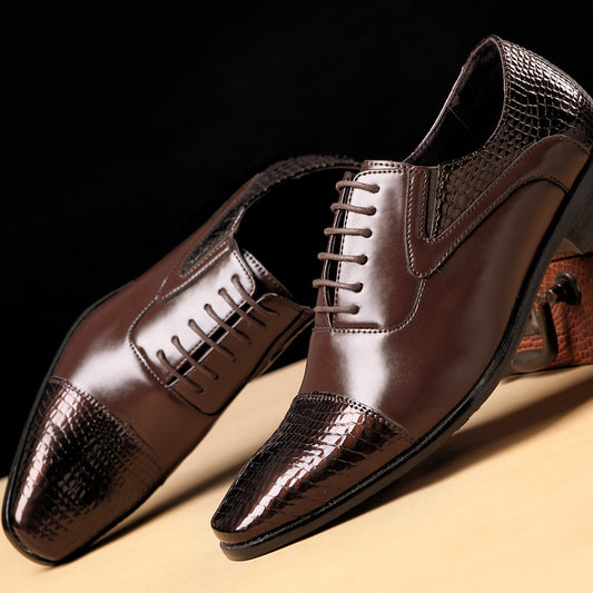 Brow Leather Shoes