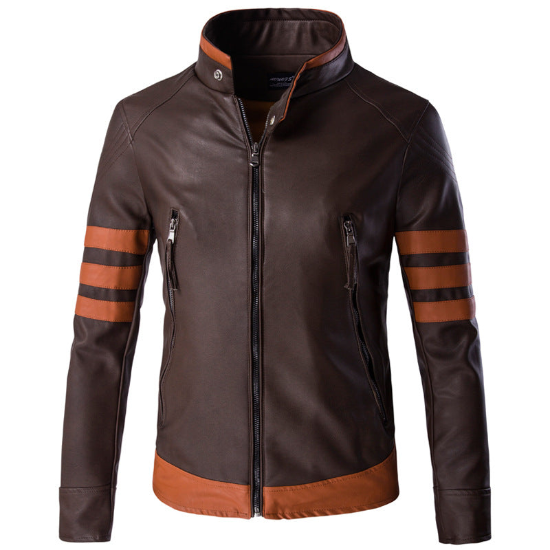 Zippers Jacket Mens Leather Logans Bomber Jacket Casual Outwear Mans Coats Jacket
