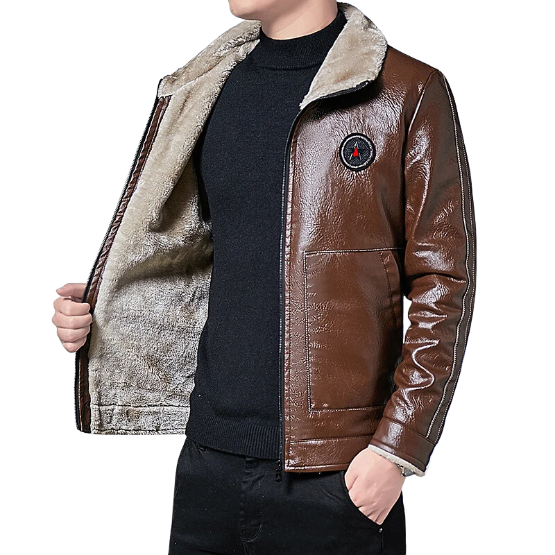 Fur Leather Jacket