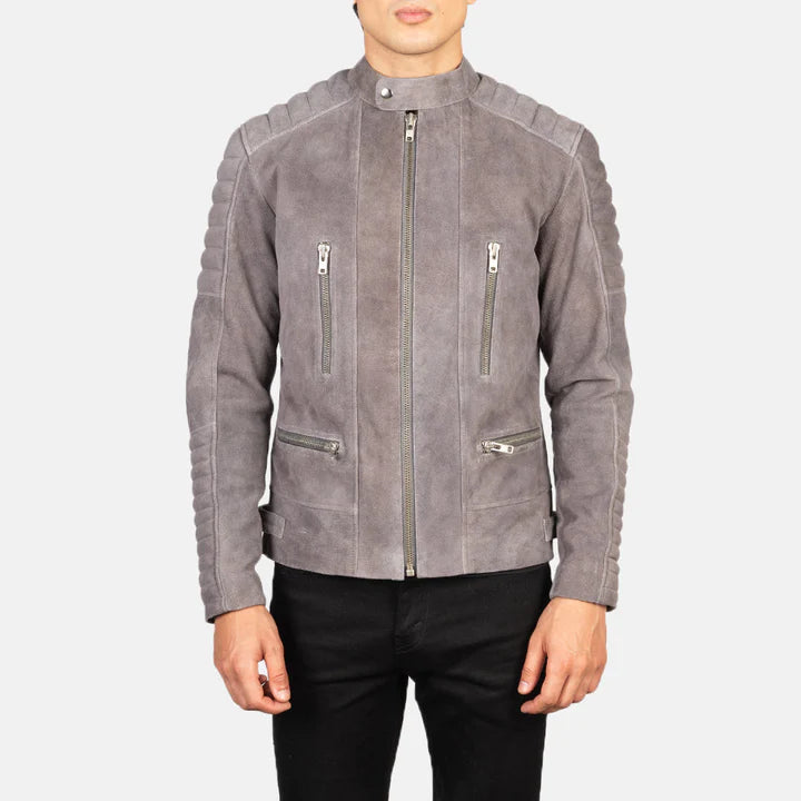 Leather jacket for men sheepskin Biker Design leather Jacket