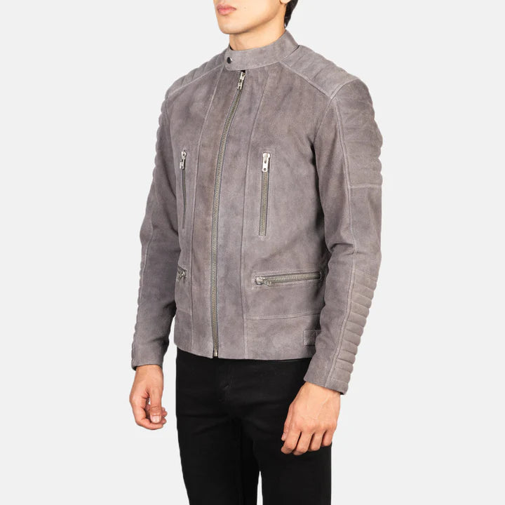 Leather jacket for men sheepskin Biker Design leather Jacket
