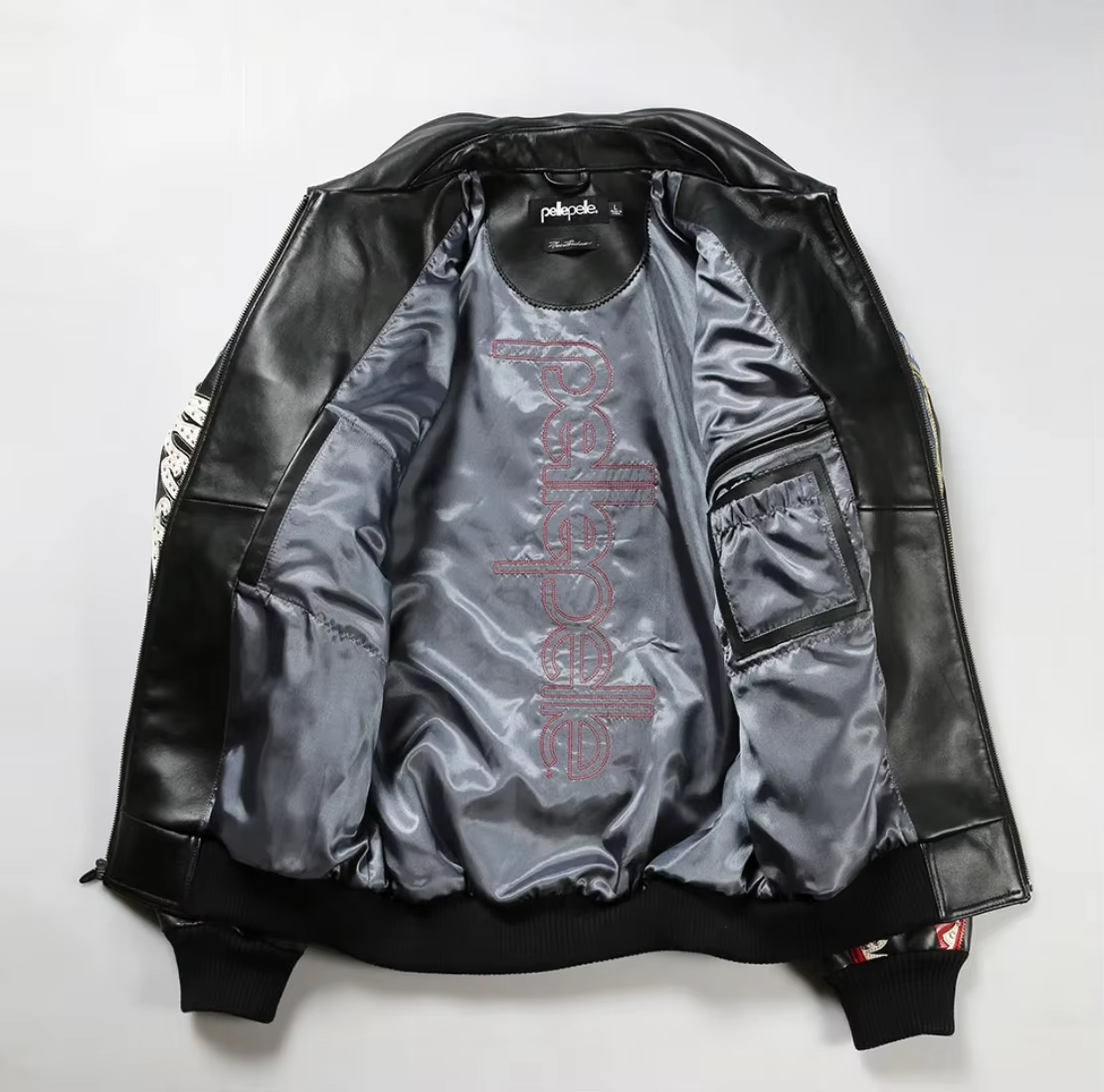 Men’s Loose Fit Sheepskin Leather Jacket – Hip-Hop Style | Perfect for Autumn & Winter