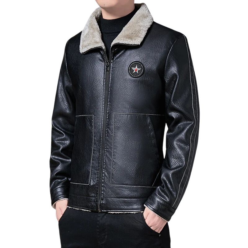 Fur Leather Jacket