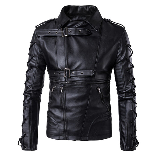 Men's Motorcycle Leather Jacket
