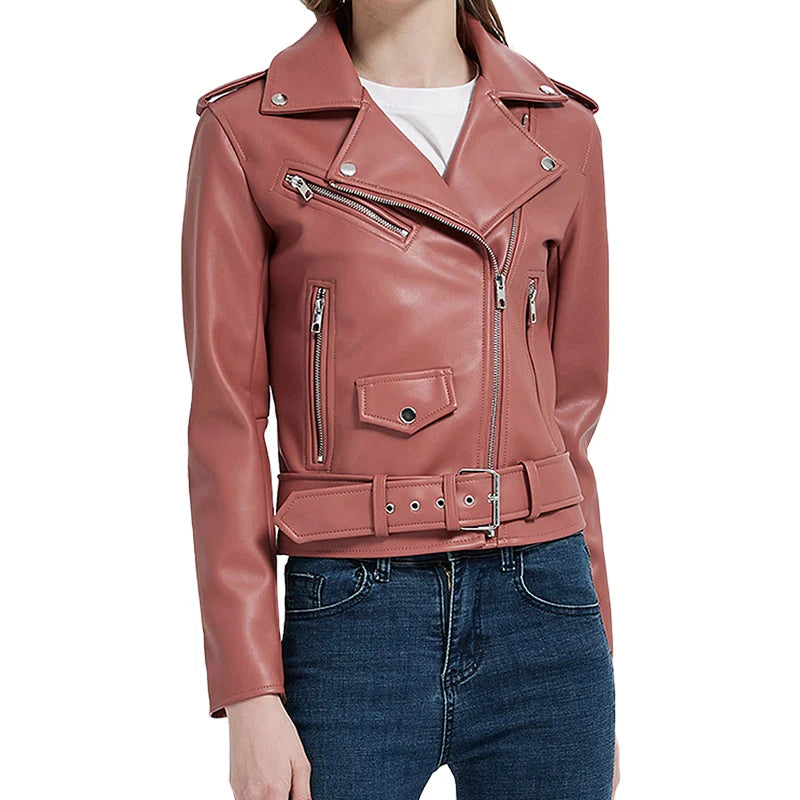 Womens leather jacket