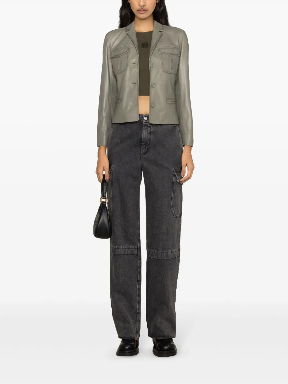 Women’s Stylish Leather Jacket – Timeless Classic for Casual Outfits