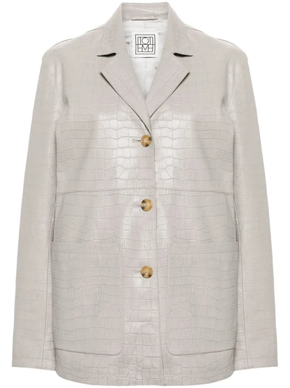 Genuine Leather Coat – Classic Casual Outerwear for Women