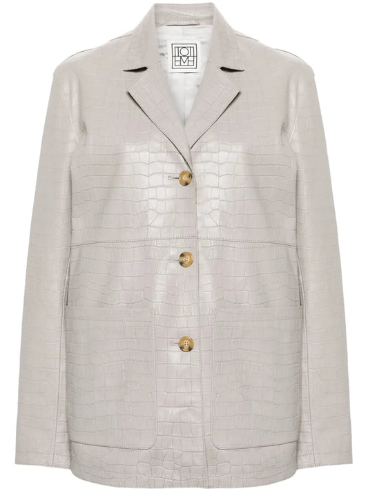 Genuine Leather Coat – Classic Casual Outerwear for Women