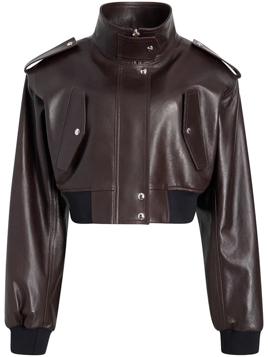 Trendy Women's Leather Jacket Ideal for Autumn & Winter Wear