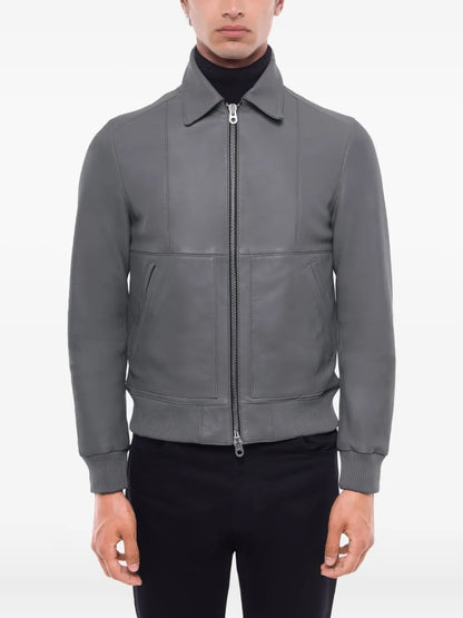 Men’s Slim Fit Sheepskin Leather Jacket