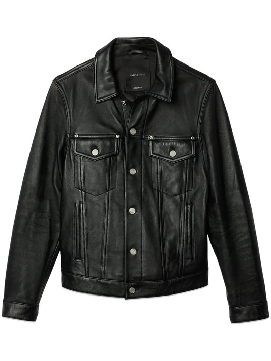 Classic Black Leather Jacket – Iconic Motorcycle & Casual Look