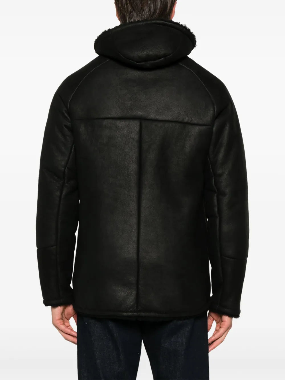 Slim Fit Hooded Leather Jacket – Modern Biker Style for Everyday Wear