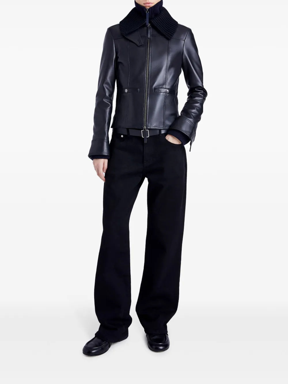 Modern Fit Leather Jacket  Perfect for Formal Wear