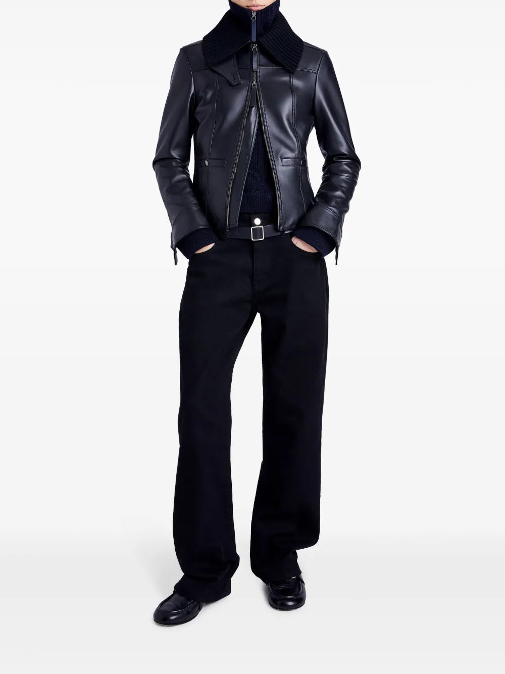 Modern Fit Leather Jacket  Perfect for Formal Wear