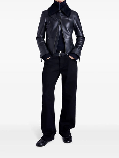 Modern Fit Leather Jacket  Perfect for Formal Wear