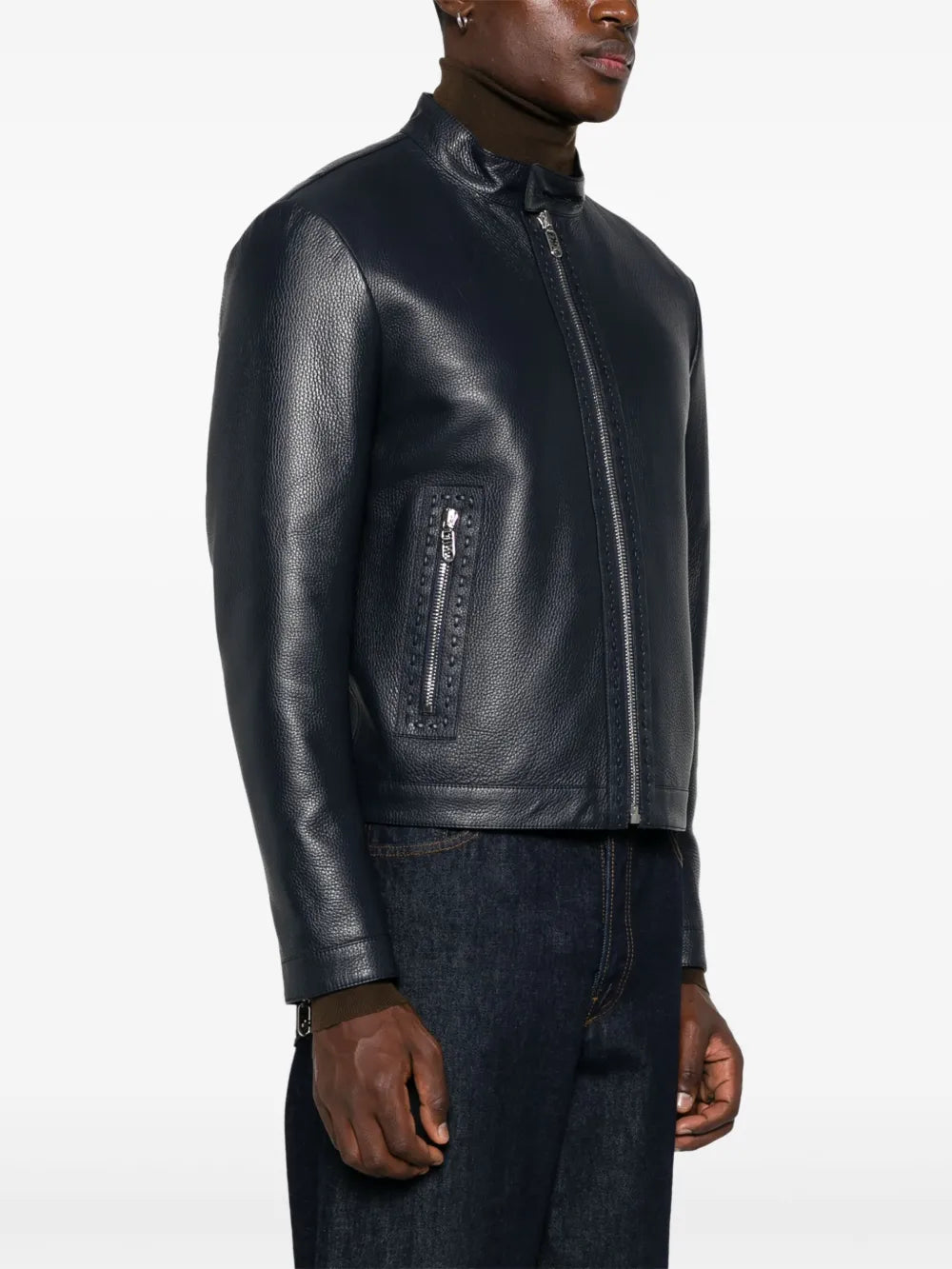 Genuine Leather Outwear Jacket – Classic Style & Premium Quality