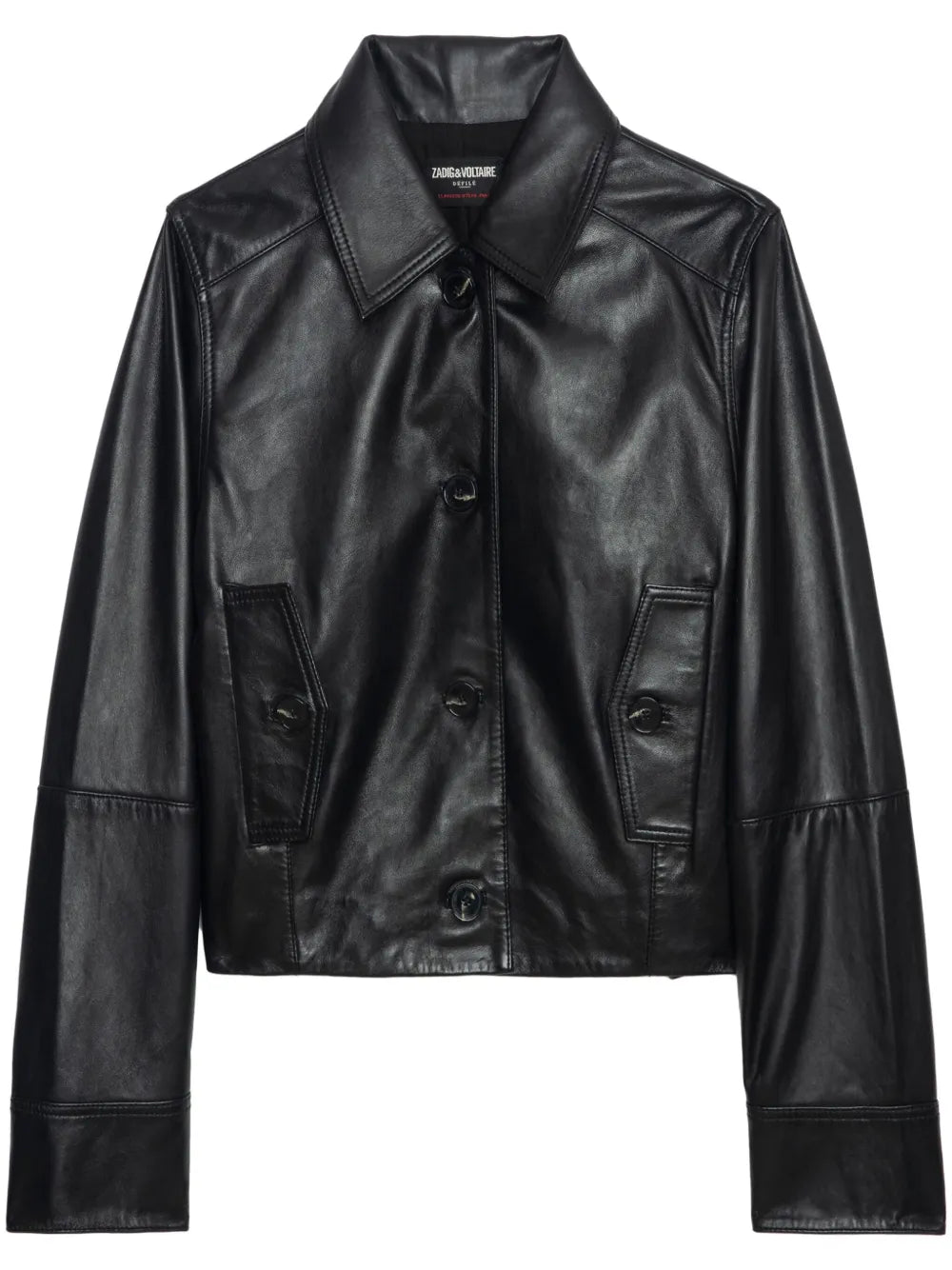 Genuine Leather Biker Jacket For Women Classic Street Style