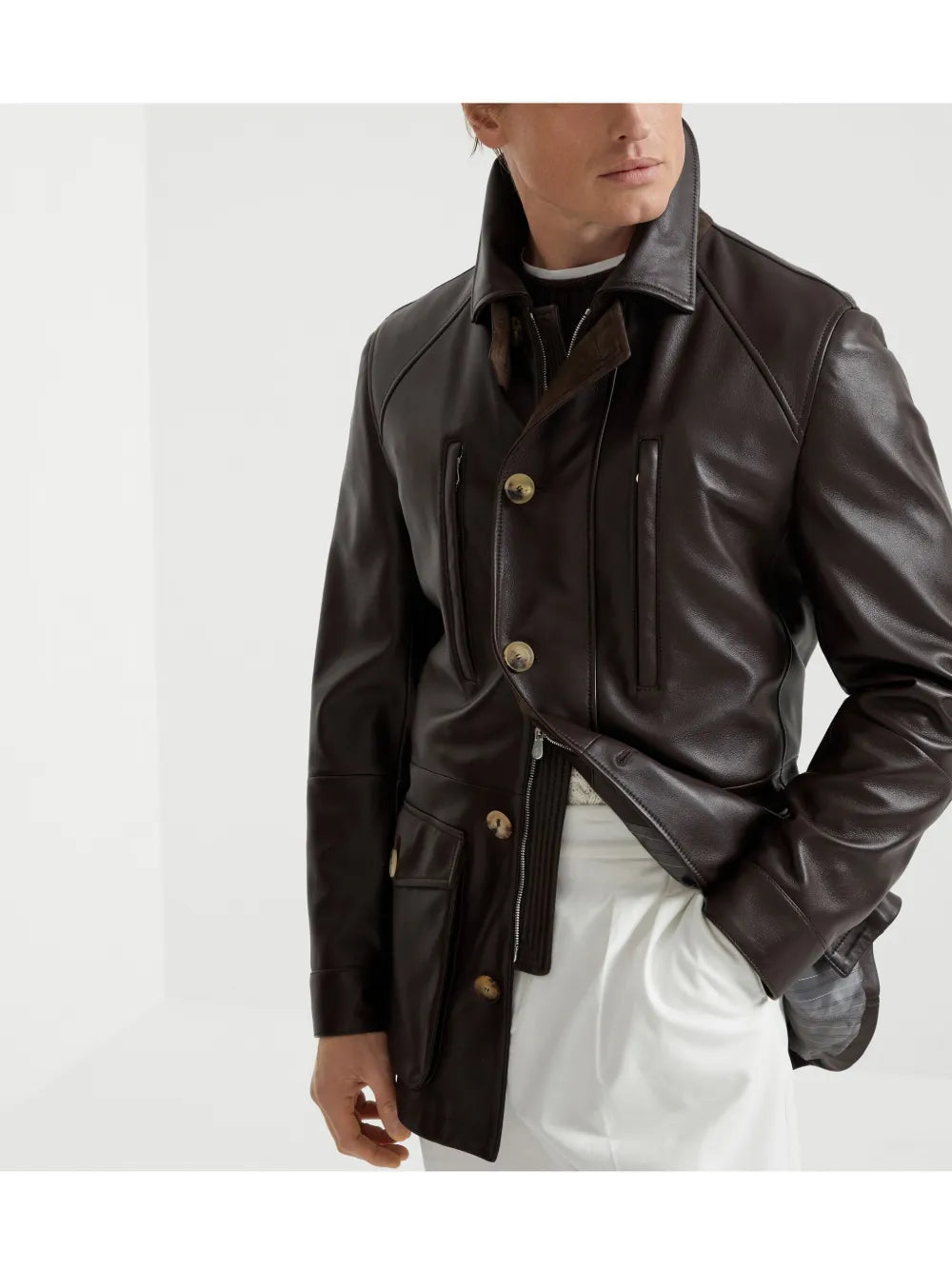 Premium Genuine Leather Jacket – Durable and Stylish Outerwear