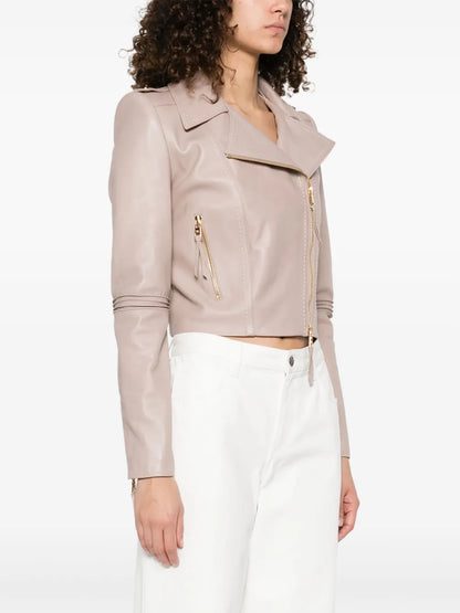 Women’s Stylish Biker Leather Jacket